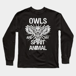 Spirit Animal Owls Long Sleeve T-Shirt